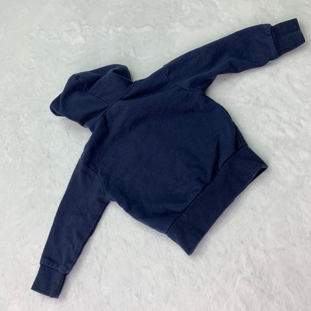 VTG Nasa Souvenir 6-9M Blue Long Sleeve Full Zip Hoodie Sweatshirt Button Up - Picture 3 of 5